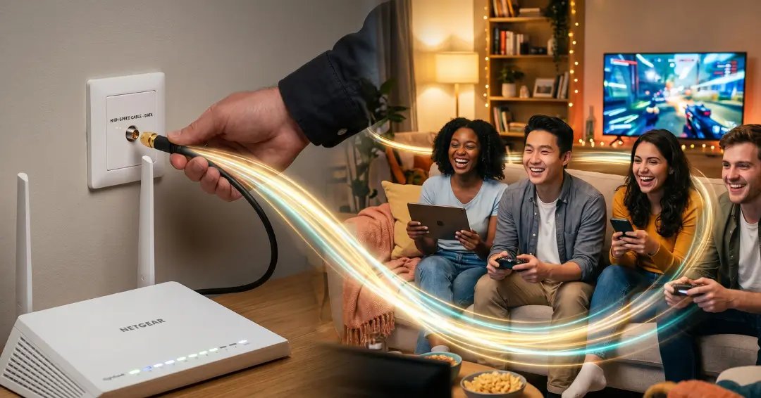 Was braucht man für Internet über Kabel? So macht o2 Ihr Zuhause zum stressfreien Streaming-Paradies